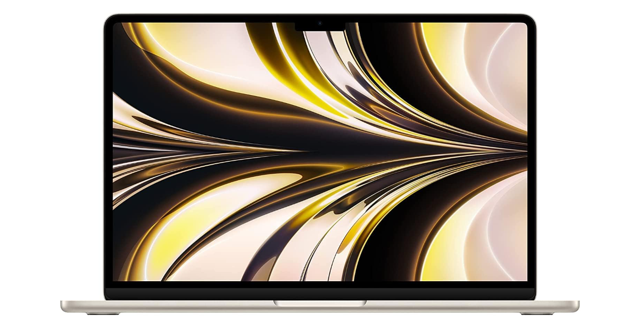 Refurbished Apple MacBook Air 13" 2022 M2 | 8GB/16GB RAM | 256GB/512GB SSD | Gold