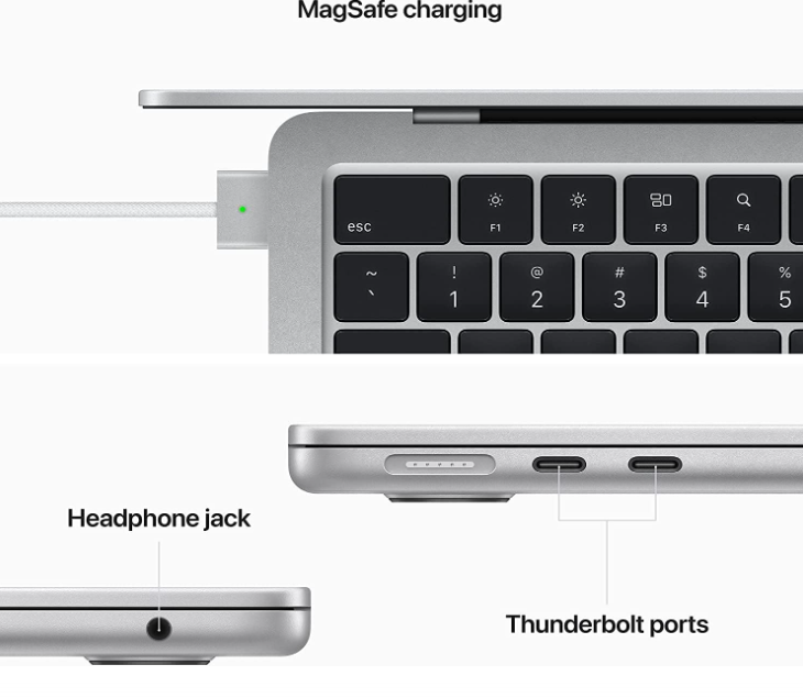 Refurbished Apple MacBook Air 13" 2022 M2 | 8GB/16GB RAM | 256GB/512GB SSD | Silver