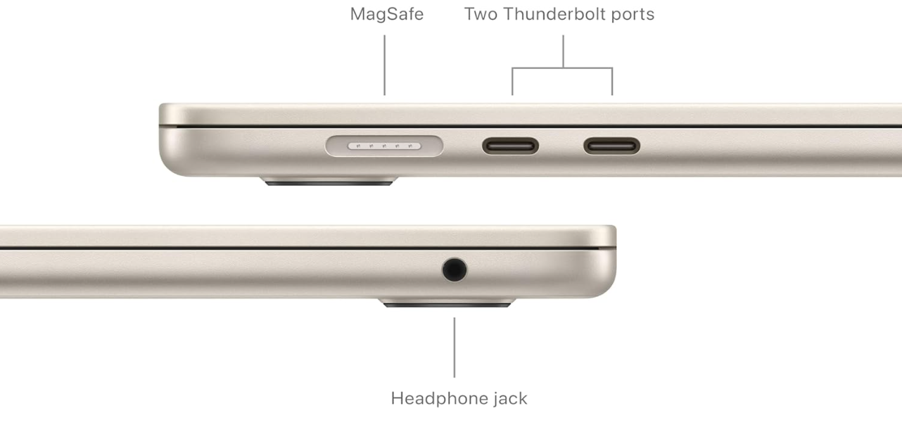 Refurbished Apple MacBook Air 15" 2024 M3 | RAM 8 | Gold | 256GB SSD