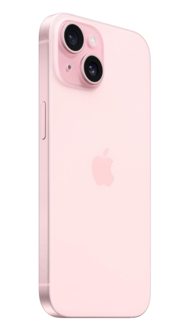 Refurbished Apple iPhone 15, Pink, Storage 128GB, 256GB, 512GB