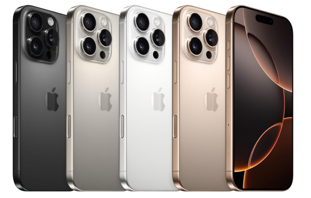 Refurbished Apple iPhone 16 Pro Max  Black Titanium