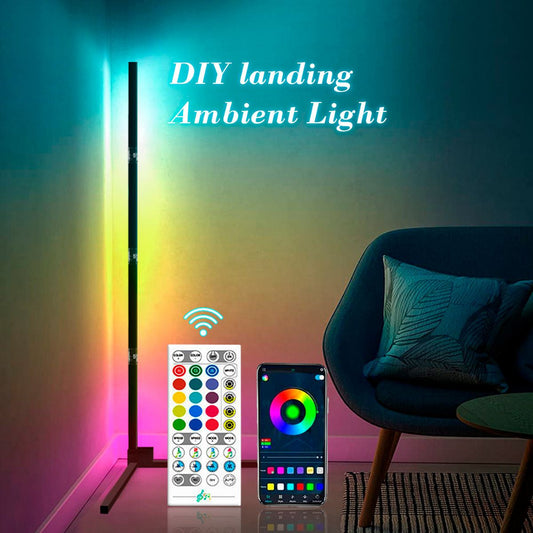 DreamLights RGBIC Corner Floor LED Lamp | Sync with music