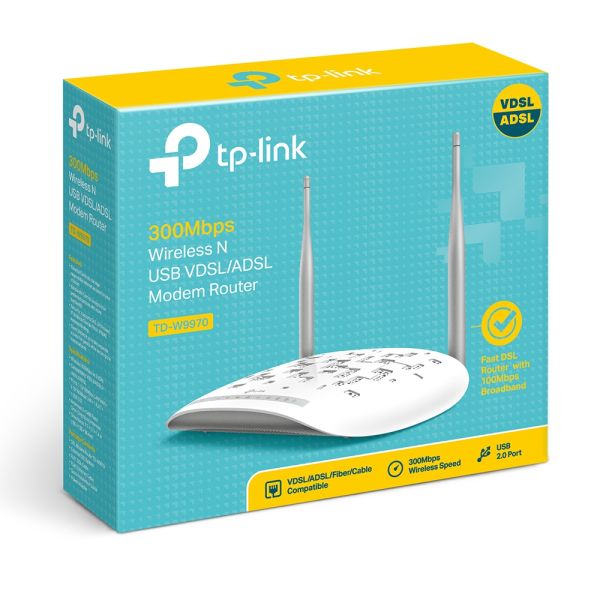 TP-LINK, 300Mbps Wireless, N USB, VDSL/ADSL, Modem Router