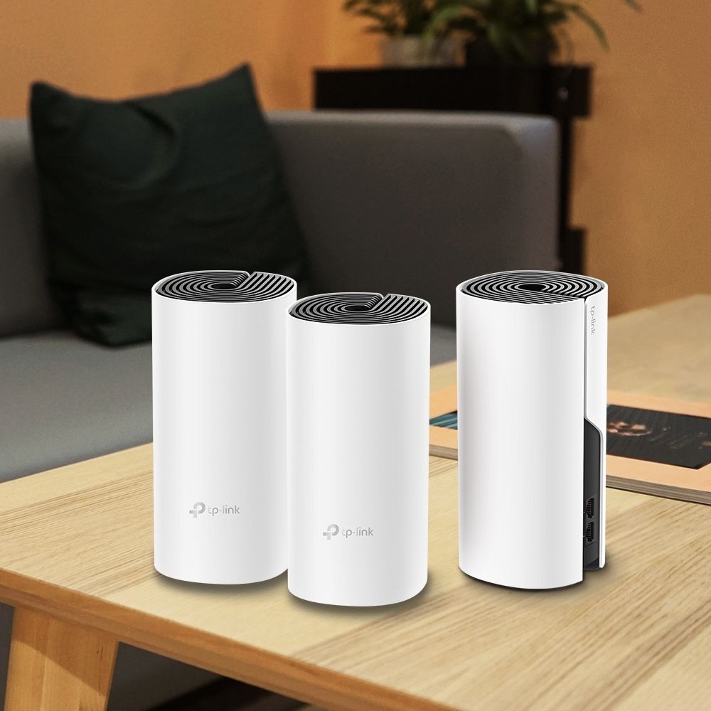 TP-Link, AC1200, Deco M4 (3 Pack), Deco Whole Home Mesh Wi-Fi System