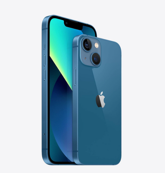 Refurbished iPhone 13, Blue, Storage 128GB, 256GB, 512GB