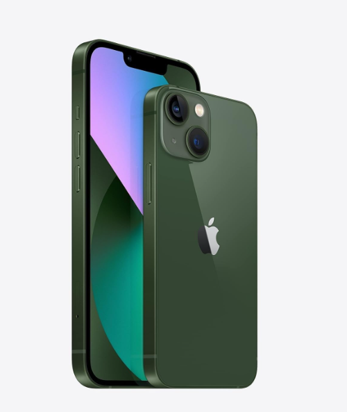Refurbished iPhone 13, Green, Storage 128GB, 256GB, 512GB