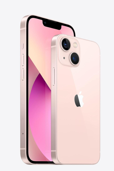 Refurbished iPhone 13, Pink, Storage 128GB, 256GB, 512GB