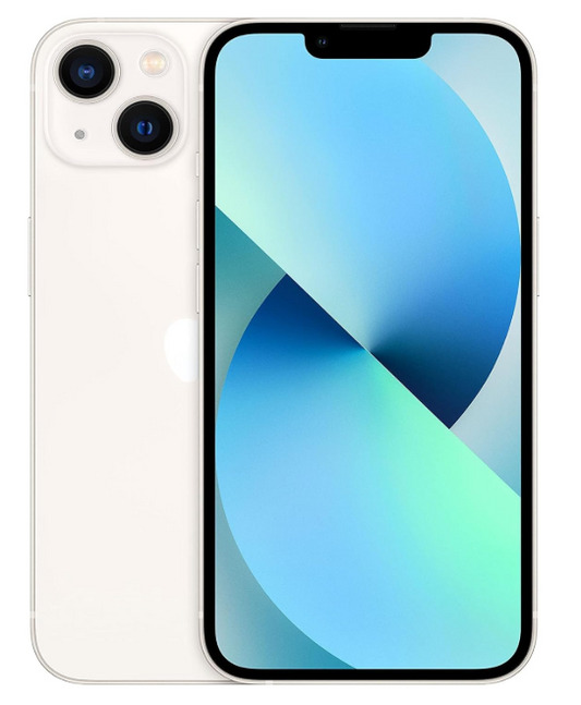 Refurbished iPhone 13, Starlight, Storage 128GB, 256GB, 512GB