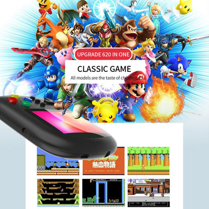 620 in 1 Retro Video Game Box with Controller (2 Player), 2.8" HD Screen, Play on TV