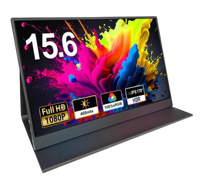 Alcopaca Metal Portable Monitor 15.6'' FHD 1920×1080 60Hz HDMI