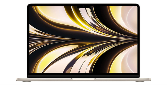 Refurbished Apple MacBook Air 13" 2022 M2 | 8GB/16GB RAM | 256GB/512GB SSD | Gold
