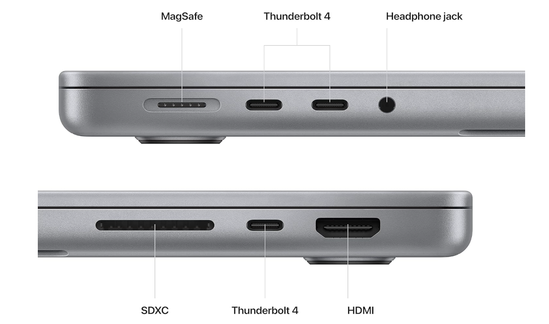 Refurbished Apple MacBook Pro 14" 2023 M2 |  RAM 16GB | 512GB SSD |  Silver