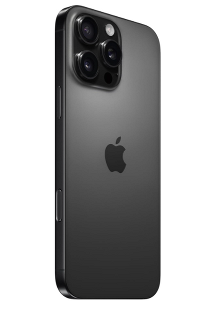 Refurbished iPhone 16, Black Titanium, Storage 128GB, 256GB, 512GB, 1TB