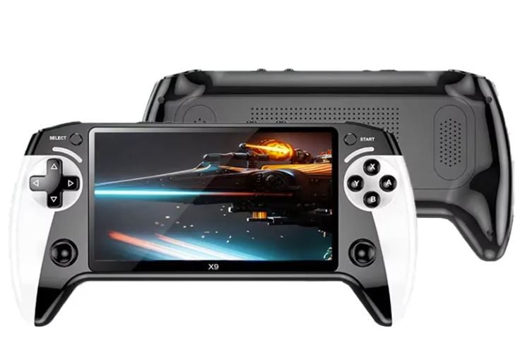 Black Hawk Retro Game Console – 5.5" HD Screen, 4000 Games, 9 Simulators