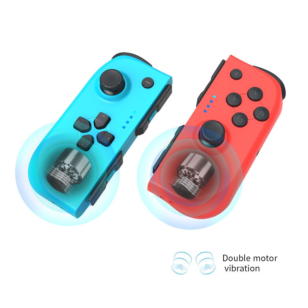 Dobe TNS-0163 Nintendo Switch Joy-Pad (L + R), BT 5.0, 6-Axis Gyro, NFC, Turbo, Double Motor Vibration