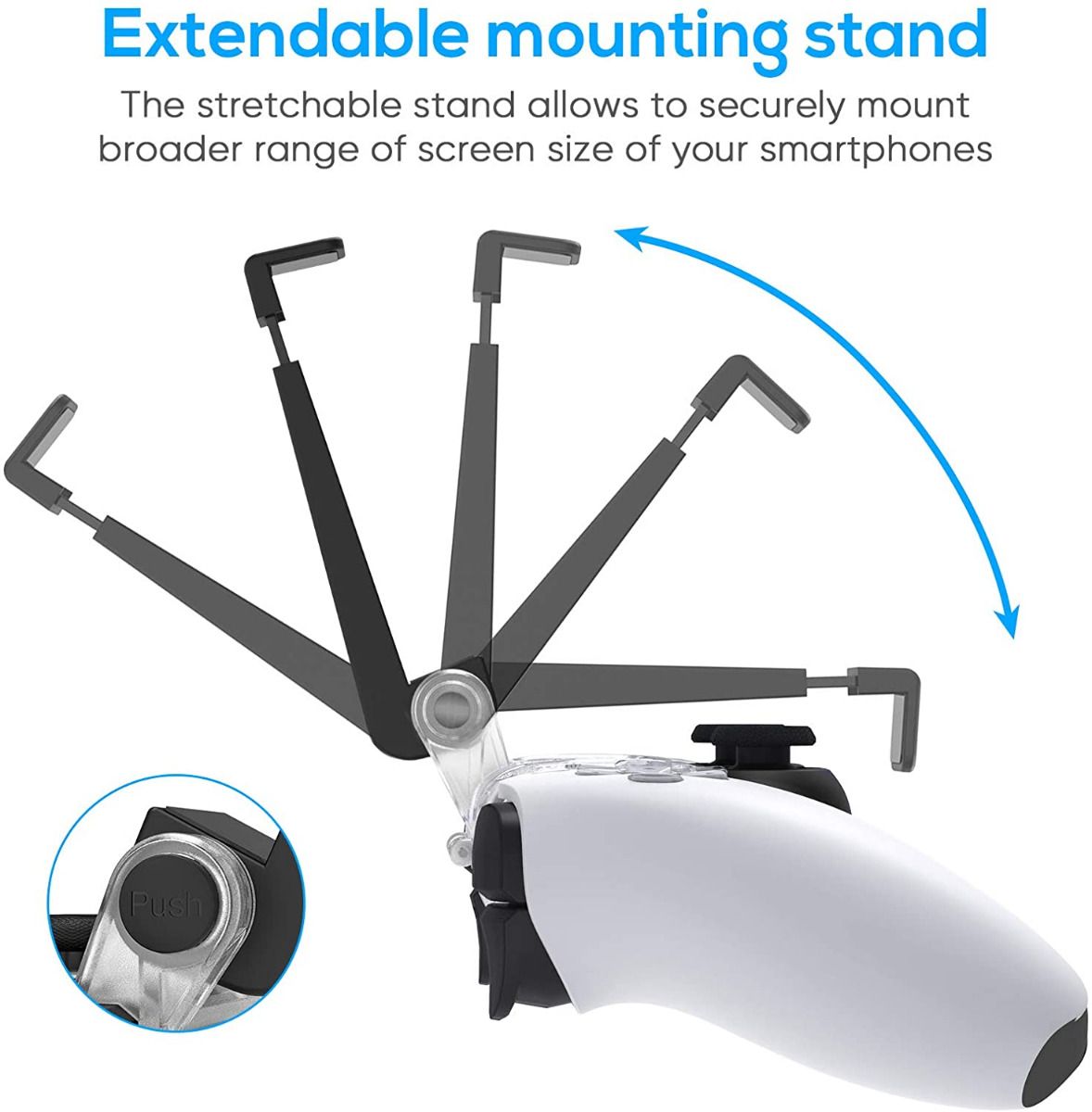 Dobe TP5-0527B Phone Controller Clamp for PlayStation 5