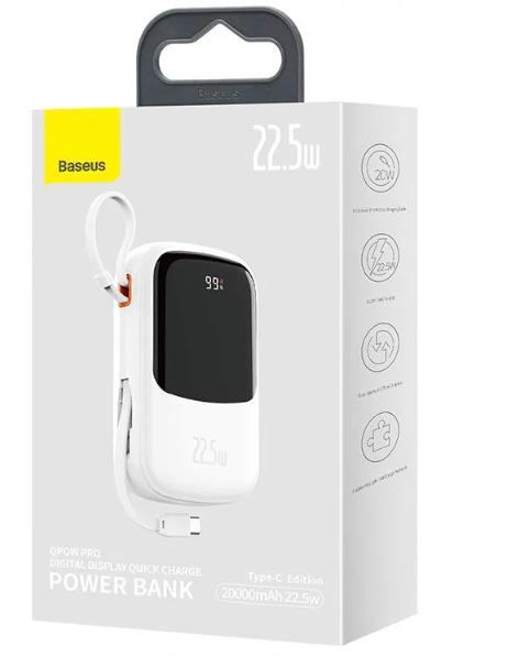 Fast Charge Power Bank | Type-C Edition | 20000mAh | 22.5W - White