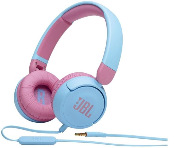 JBL, JR310BT, Kids On-Ear Wired Headphones - Blue