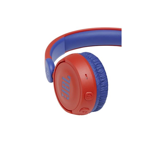 JBL, JR310BT, Kids On-Ear Wireless Headphones - Red