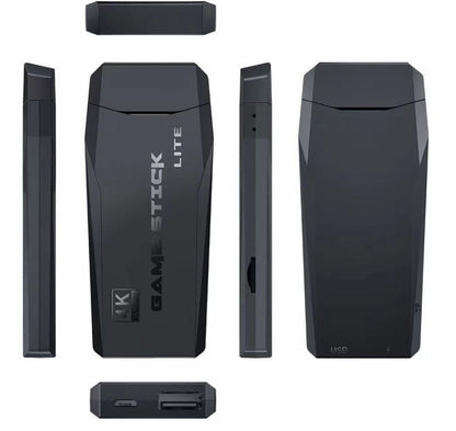 M8 Retro 4K HD HDMI Game Stick Lite – 64GB, 2 Wireless Controllers, 10,000 Games, 9 Emulators