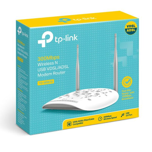 TP-LINK, 300Mbps Wireless, N USB, VDSL/ADSL, Modem Router