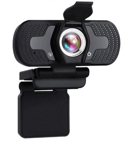 Web Camera, Full HD 1080P, Plug and Play with Privacy Cover